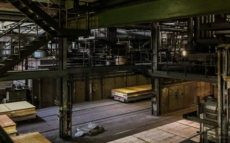 Fahrweg Schiebebuehne Pressen Hangseite